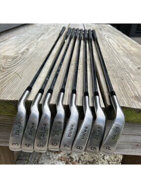 Men's RH Daiwa EXCELER 3-9,PW Steel Shaft Stiff Flex Standard Grip Iron Set